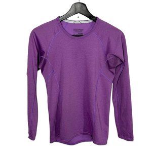 Patagonia Purple Capilene Base Layer Polartec Midweight Long Sleeve Top XS